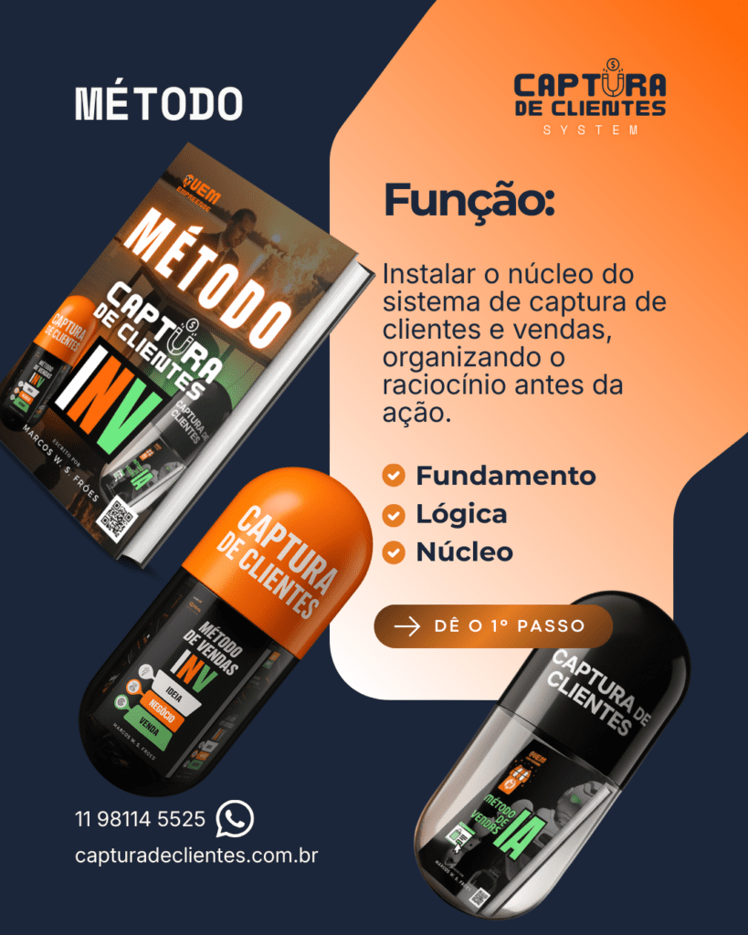 metodo captura de clientes e vendas online